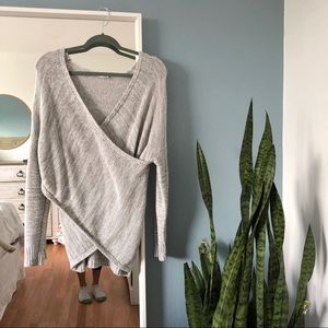 White Closet Gray Sweater